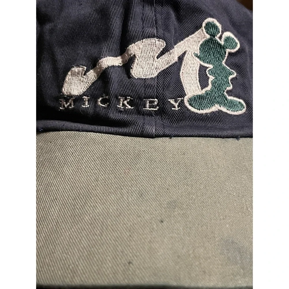 VTG 90s Disney Mickey Unlimited‎ Hat FRESH CAPS Dad Cap Embroidered Elastic Back
